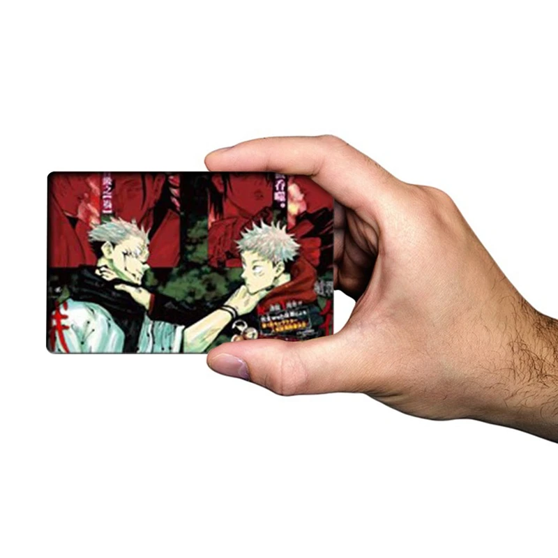 

10pcs / set jujutsu kaisen animation peripheral crystal card sticker