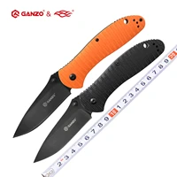 58 60hrc ganzo g7393p 440c blade g10 handle folding knife survival camping tool hunting pocket knife tactical edc outdoor tool
