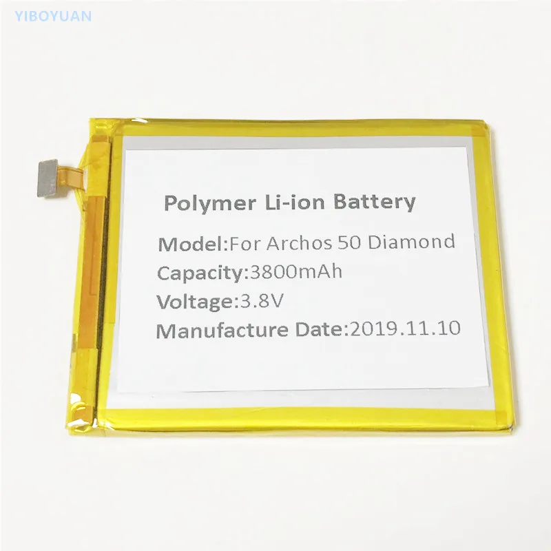 3,8 V 3800mAh для Archos 50 Diamond 5," аккумулятор батарея