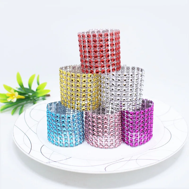 100 шт. пряжки для салфеток в европейском стиле|napkin rings|rhinestone napkin ringnapkin rings for weddings |