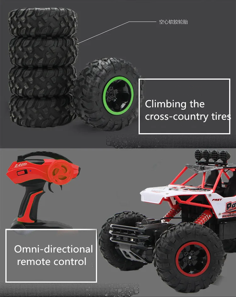 1:16 28 см 4WD RC автомобили обновленная версия 2,4G радиоуправляемые игрушечные машинки RC багги скоростные грузовики внедорожные Грузовики Игрушки для детей