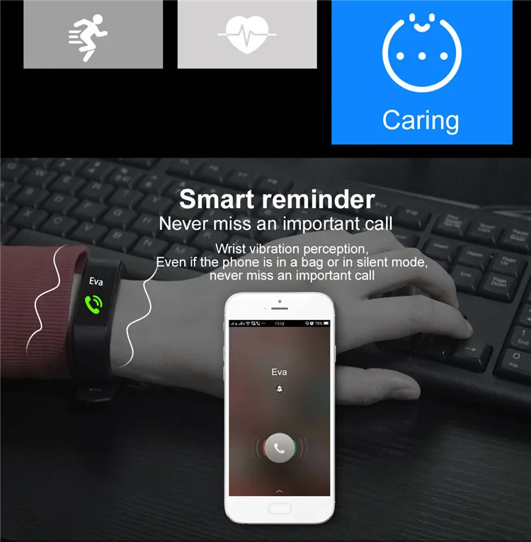 

Waterproof Smart Wristbands Men Women Smart Watch Sleep Monitor Pedometer Smart band Fitness Bracelet relogio for Ios Android