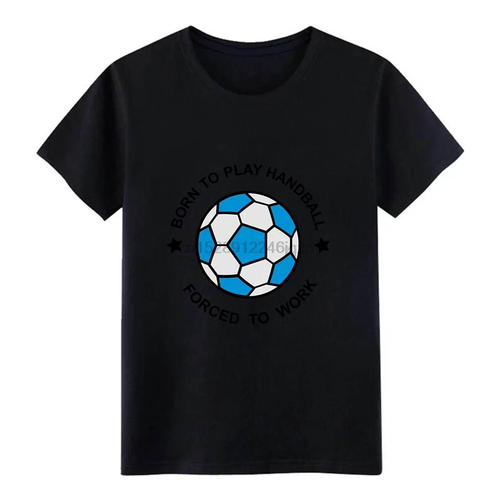 Mens handball t shirt personalized 100% cotton Crew Neck Outfit Sunlight Casual Spring Autumn Unique |