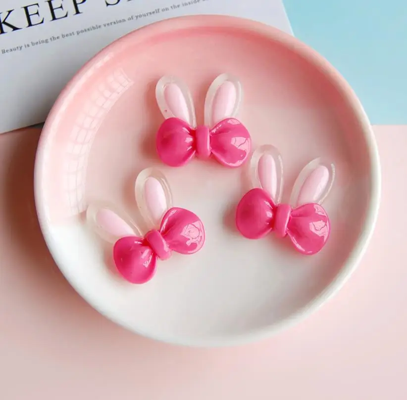 Оптовая продажа кавайные кабошоны из смолы с плоской задней стороной для