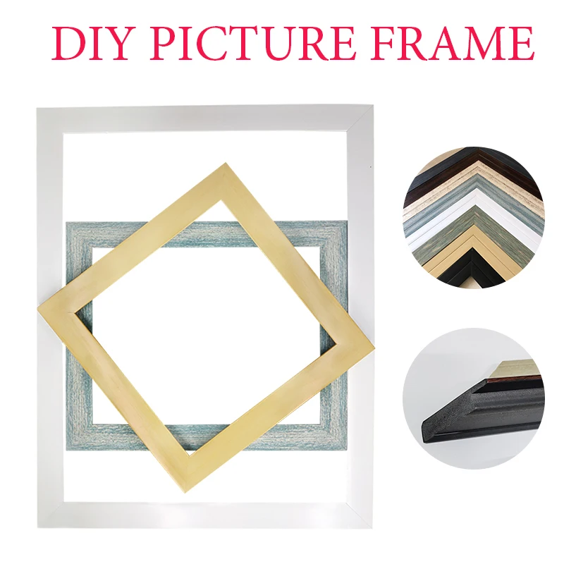 

40x50cm Diy Painting By Numbers Frame Photo Decoration Frame Wooden Frame Oil Paint Diamond Paintings Picture Frame