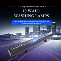 waterproof wall washer 18x12w rgbw 4in1 led wall wash light dmx bar wash stage light bar wash wall light for dj lights