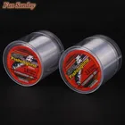 Рыболовная леска 100150200300500 м, суперпрочная, 100% прозрачная, нейлоновая, не фторуглеродная, рыболовные снасти, не льняная, многонитевая