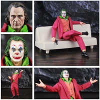 2019 dc joker arthur fleck 6 action figure joaquin phoenix todd phillips movie 112 112 one12 clothes toys doll clown face