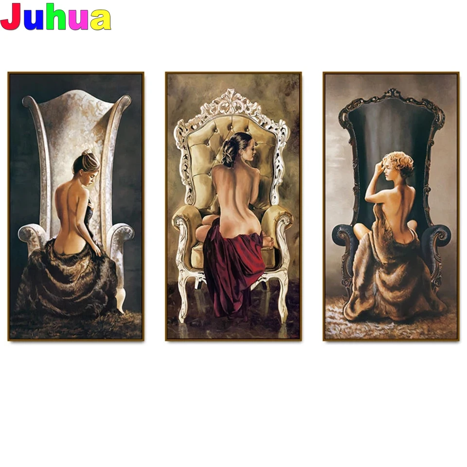 

Sexy woman diy Diamond painting kits Full Square/Round mosaic vintage body art Diamond Embroidery diamond stitch home decor
