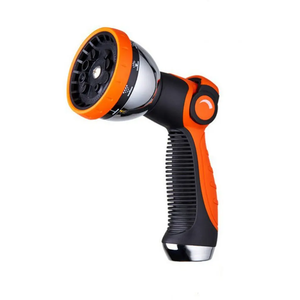 

Garden Hose Nozzle Spray Nozzle Metal Duty Watering 10 Patterns Thumb Control On Off Valve High Pressure Nozzle Sprayer