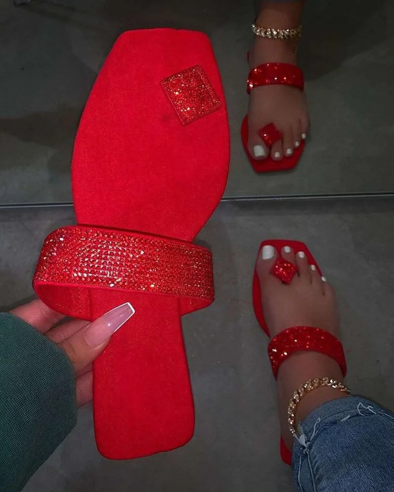 

2021 New Rome Style Slippers for Women Summer Women's Flip Flops Flat Beach Casual Shoes Female Sexy Outdoor Slipper Plus Size