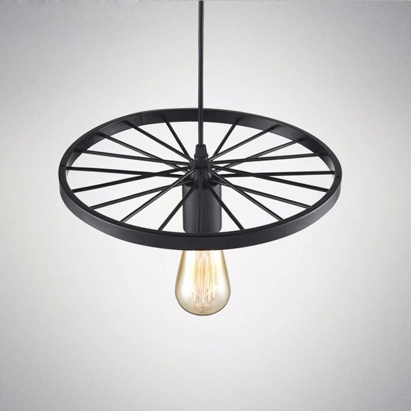 Подвесной светильник в русском стиле винтажный индастриал металлический