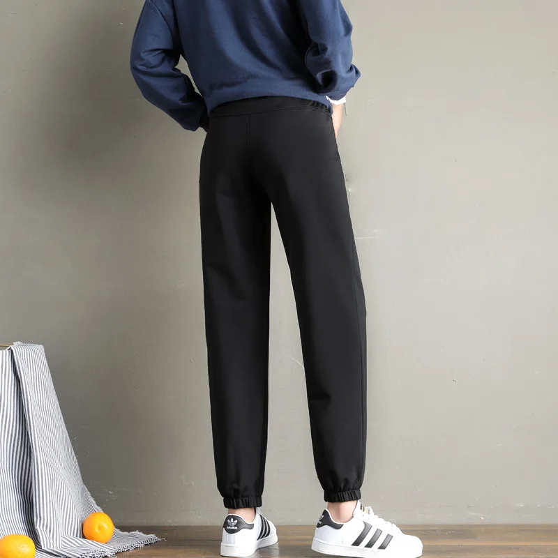 6XL модные штаны для беременных свободные спортивные широкие леггинсы брюки
