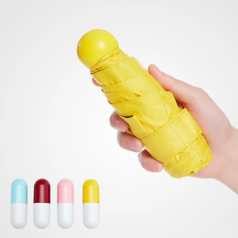 Капсулы Box Портативный мини зонт от солнца УФ защитная капсула зонтик Ультра