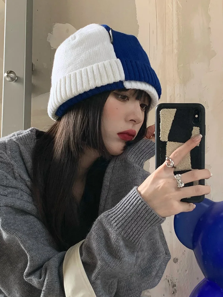 

Женская зимняя трикотажная Панама, модная цветная теплая дышащая Панама, женская уличная шапка для бассейна, новинка 2021