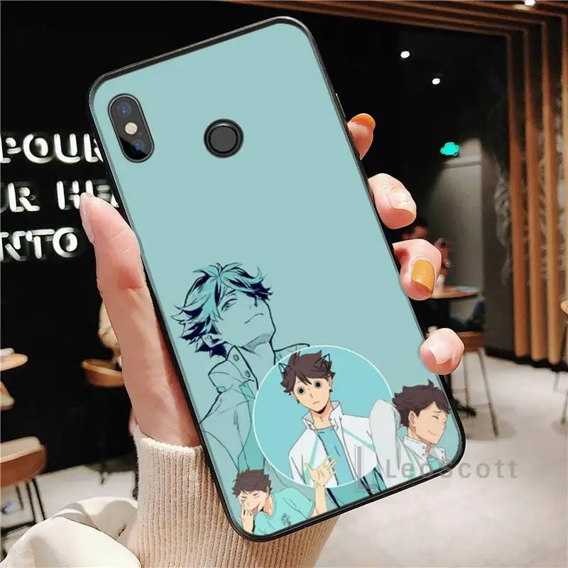 

Krajews Oikawa Tooru Haikyuu Phone Case For Xiaomi Redmi Note 4 4x 5 6 7 8 pro S2 PLUS 6A PRO