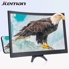 14 дюймов 3D мобильный телефон Экран увеличитель HD видео усилитель Подставка Кронштейн с фильм игры в прямом эфире увеличительное держатель для смартфона держатель