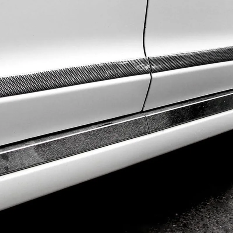 

1M Car Rubber Moulding Strip Carbon Fiber Soft Trim Bumper Strip DIY Door Sill Protector Edge Guard Car Stickers Car Styling