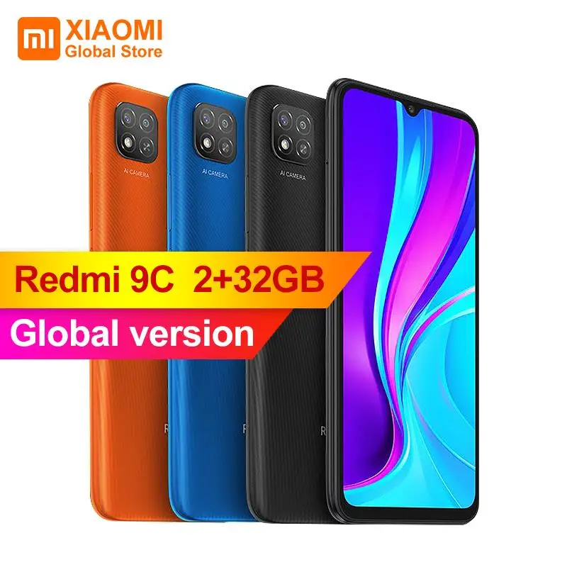 Глобальная версия Xiaomi Redmi 9C 2 Гб оперативной памяти 32 встроенной смартфон 6 53