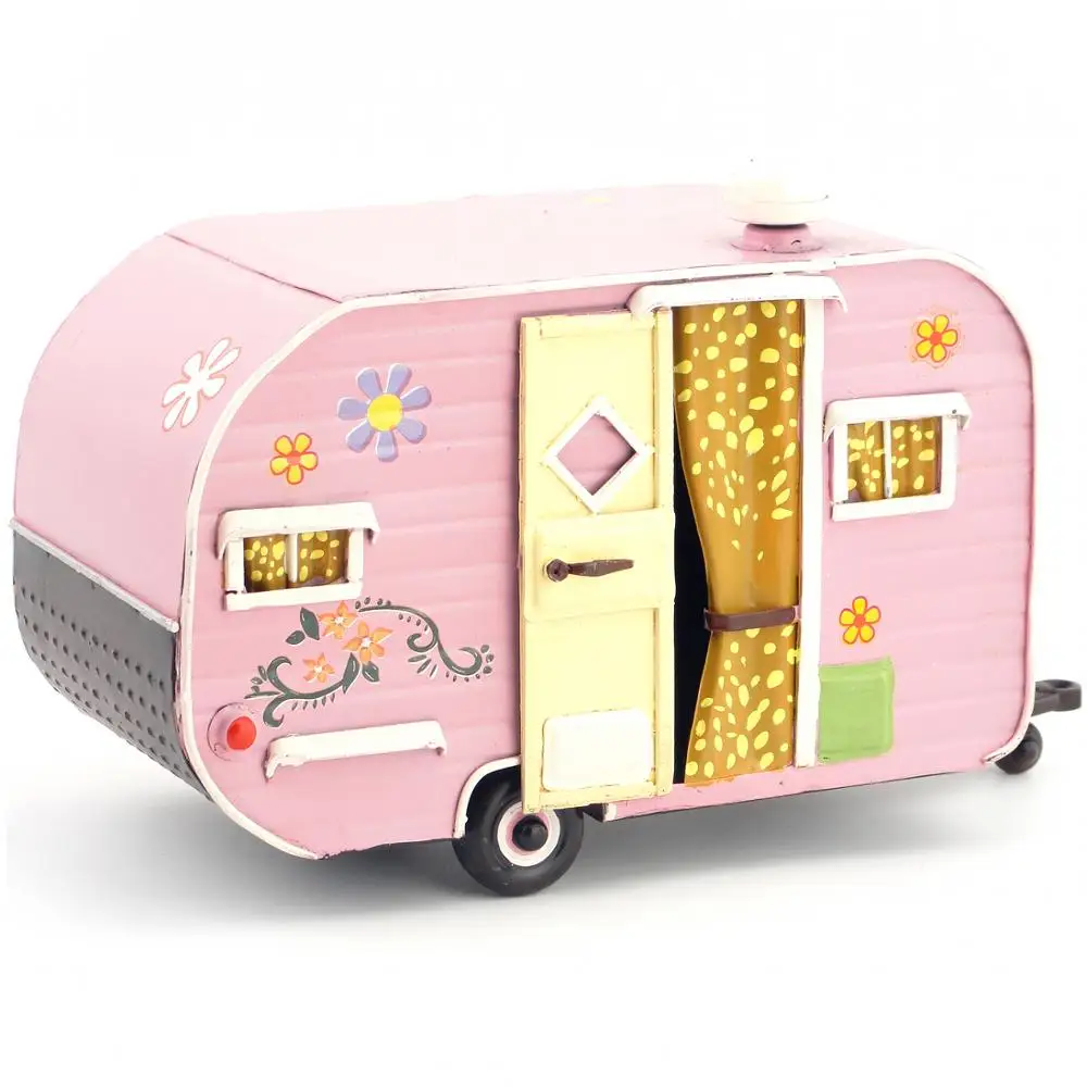 Железная ретро-модель автомобиля семейное украшение походный Автомобиль RV