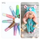 Moda 15 см DIY Мини муньека trenzas материал с высокой температурой пелука для скрытого белья для BJD аксессуары для скрытой одежды