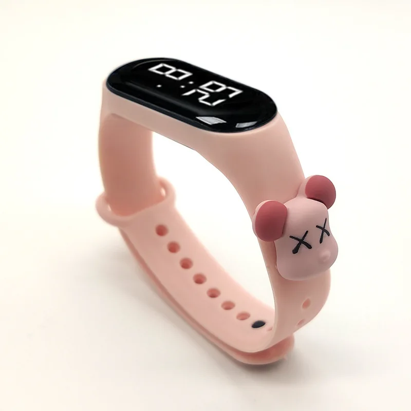 

Cartoon Creative Student Kids Watch LED Luminous 50Bar Waterproof Kid's Bracelet Watch for 3-18 Years Old Kids Gift Clock