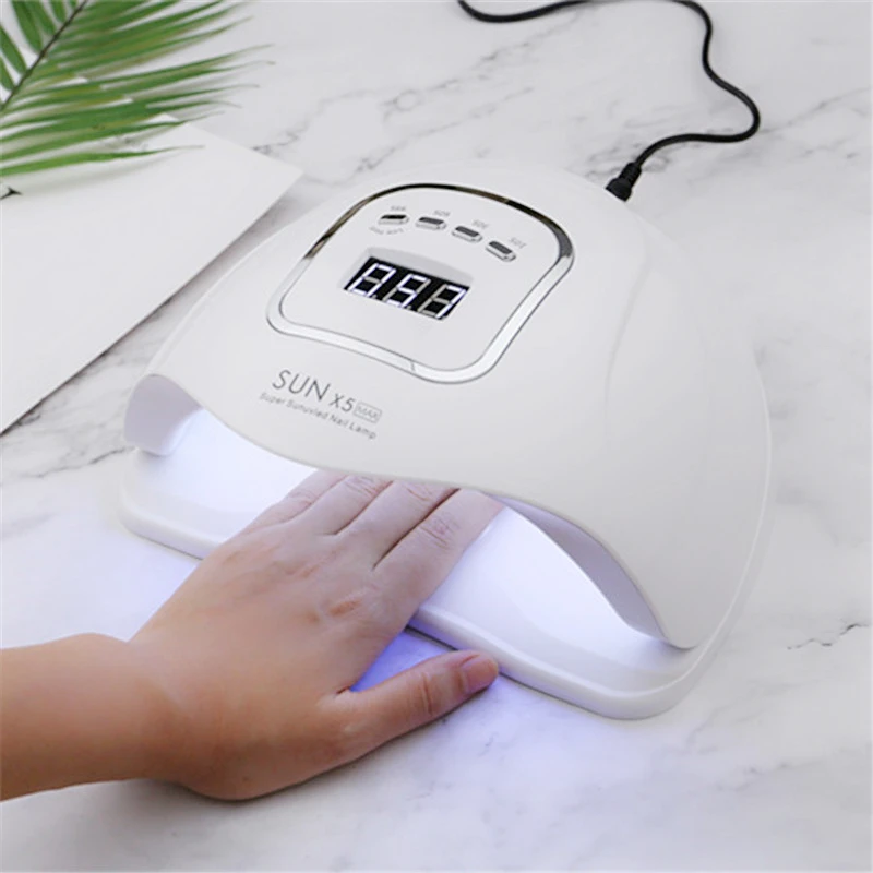Светодиодная лампа для сушки ногтей SUNX5 Max 80 Вт 45 светодиодов УФ-ледяная гель-лака