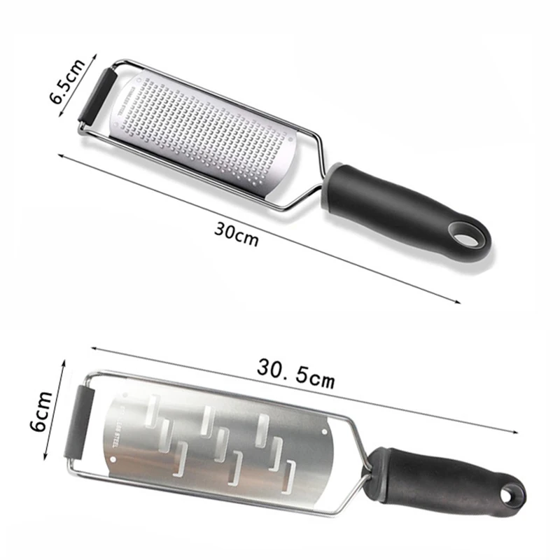 Лучший набор кухонной терки из 2 предметов Ручная грубая терка для сыра и мелкий