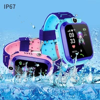 childrens smart watch sos phone watch smartwatch for kids with sim card photo waterproof ip67 kids gift for ios android