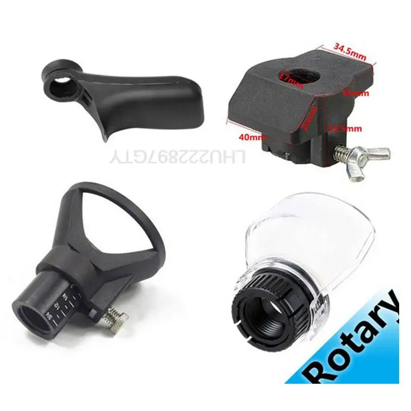 4PCS Electric Drill Engraver Grinder Rotary Power Tool Polishing Guide Attachmen