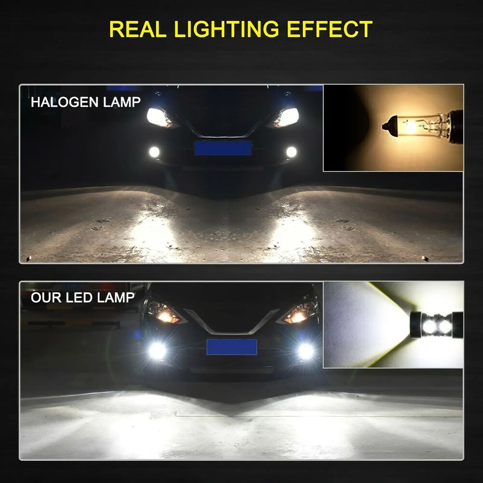 

Высококачественная Автомобильная Удобная противотуманная фара Onever, противотуманная фара высокой мощности из алюминиевого сплава, мощное ...