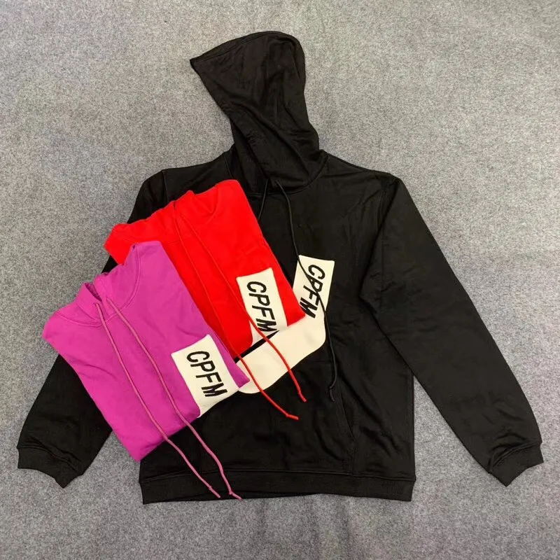 Новинка мужские и женские носки CPFM.XYZ толстовка с капюшоном высококачественный