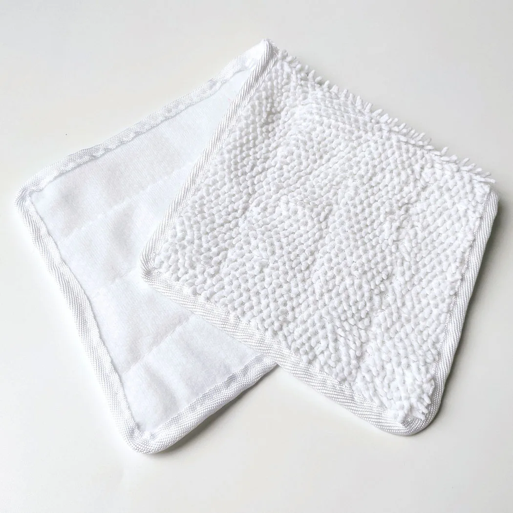 

Replacement Covers Reusable 5Pcs Microfiber Pad White 45*19cm Power Pad Steam Cleaner