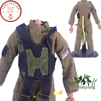 16 scale action figure accessory male clothes pilot coverall suit pilot uniform jumpsuit coat fi 12inch hottoys 16 body figure