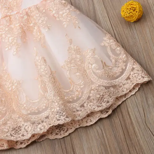 Платье принцессы с цветочным узором для девочек летнее платье-пачка свадьбы дня