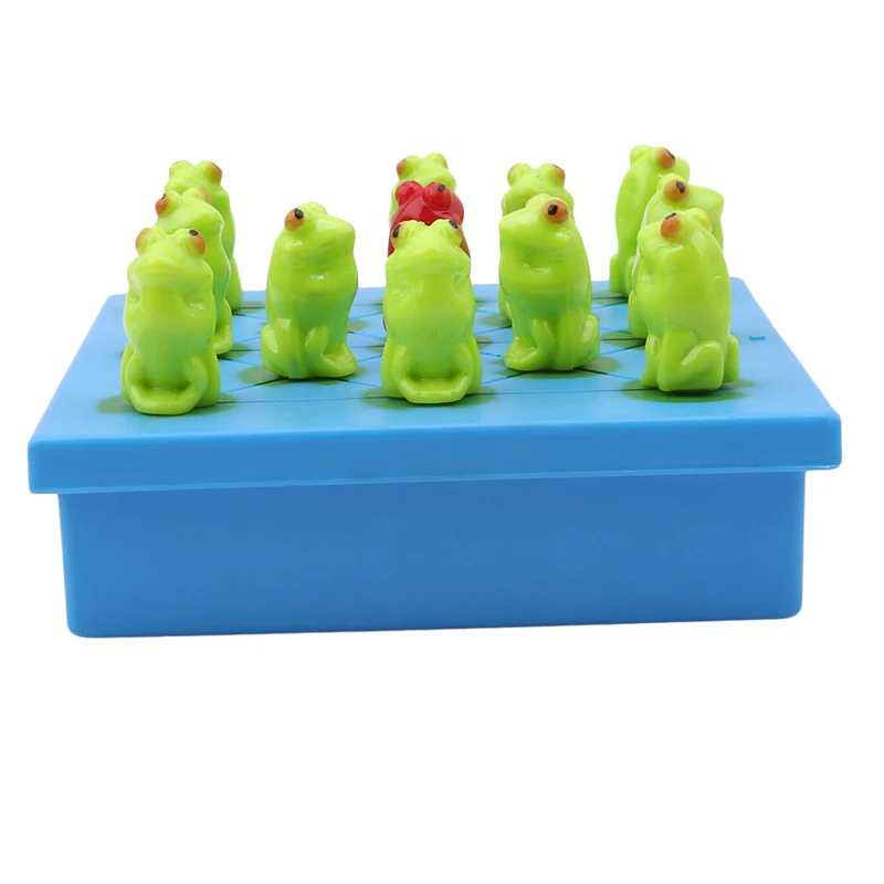 Мультяшные животные Peg солитер лягушка прыгающая игра интеллектуальные шашки