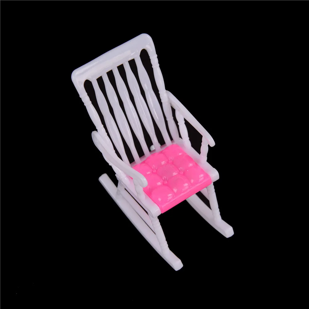 1 шт. мини Кукольное кресло качалка для кукольных аксессуаров Кукольный дом