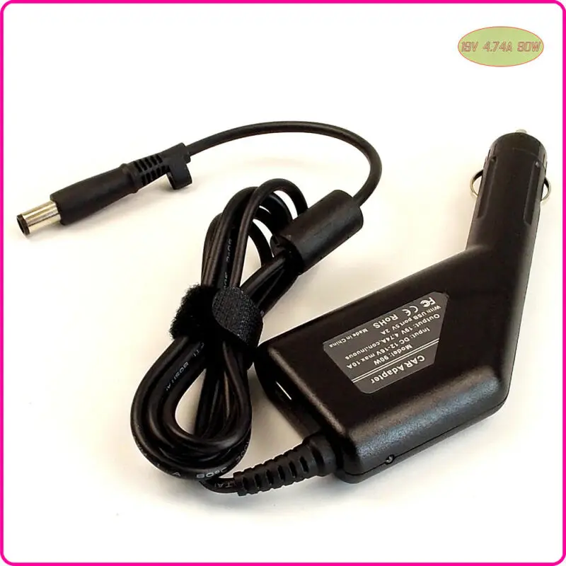 Автомобильный адаптер питания постоянного тока зарядное устройство + USB порт для