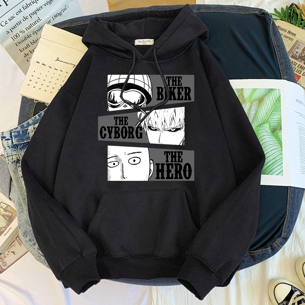 

Men Hoodie Anime One Punch Man City Hero Saitama Sweatshirt Loose Autumn Clothing For Male Harajuku Sweatshirt Oversized Tops
