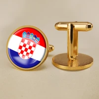 coat of arms of croatia croatian map flag national emblem cufflinks