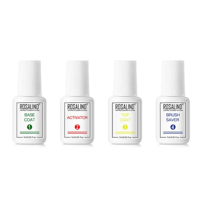 7 мл система погружения порошка Топ и базовое пальто активатор щетка Saver Air Dry 11