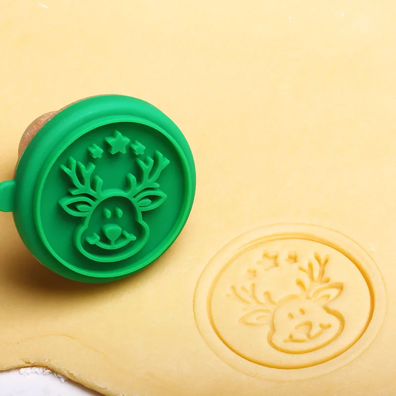 1 Набор 2020 Новый год Рождество штамп для печенья Форма помадки торта инструмент