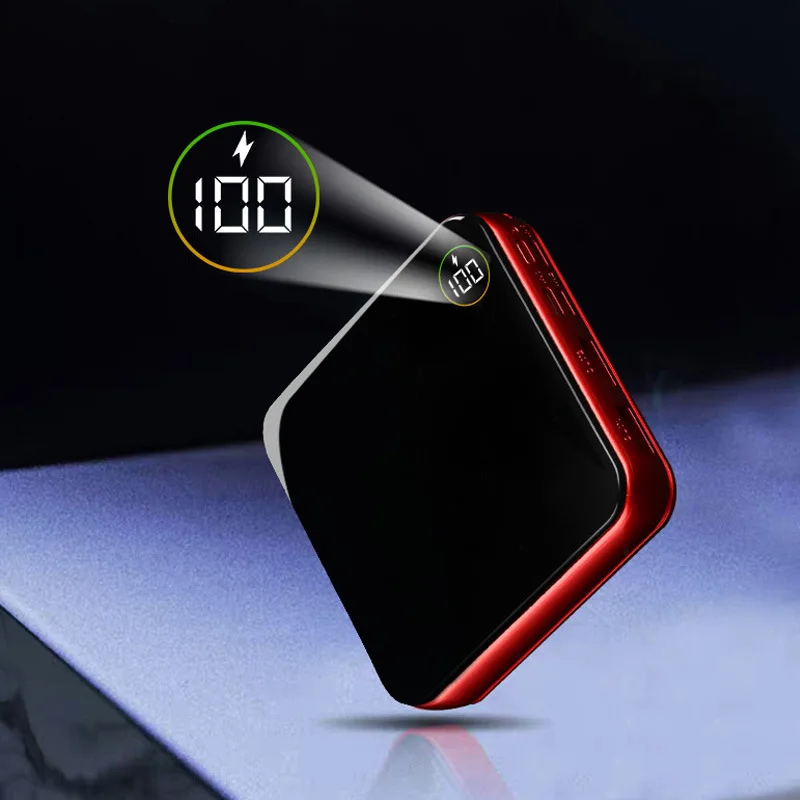 

30000mAh Power Bank Mini Portable Powerbank Fast Charging External Battery Portable Charger for IPhone LED Digital Display