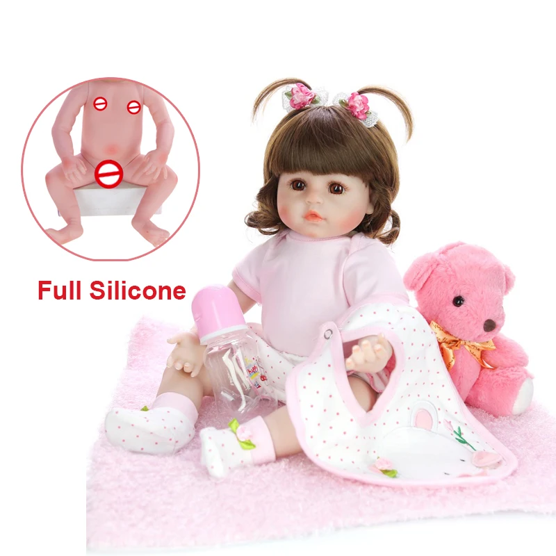 DollMai Bebe Reborn Menina Menino полностью силиконовая виниловая Кукла-младенец подарок на