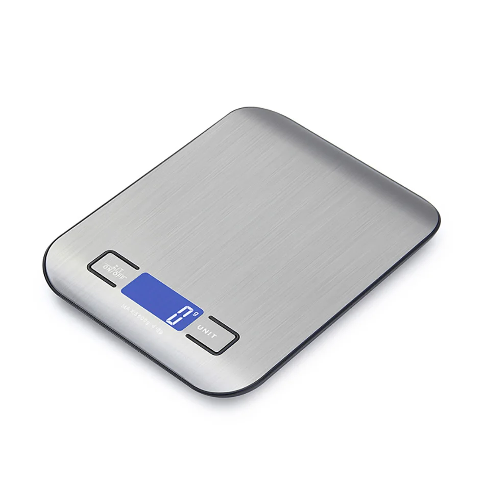 

5KG 10kg/1g Stainless Steel Portable Digital LED Electronic Kitchen Scales Coffee Measuring Weight Tools