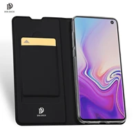 for samsung galaxy s10 dux ducis skin pro series leather wallet flip case full protection steady stand magnetic closure