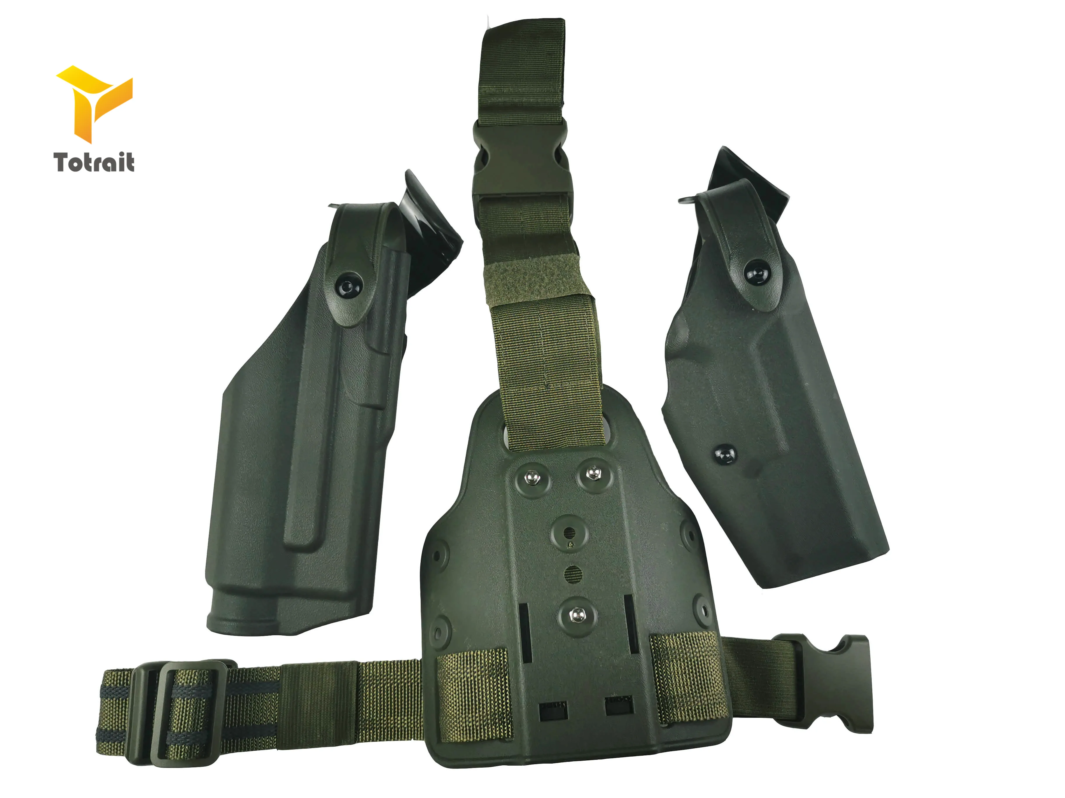 Airsoft Safarilands пистолет Glock17 19 22 23 31 Ремень Кобуры вспышка светильник для правой руки использовать ножной кобура светильник подшипник glock кобура