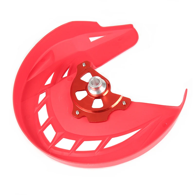 Красный 15 мм ступица CRF X тормозной ротор дисковых передних тормозов Защитная