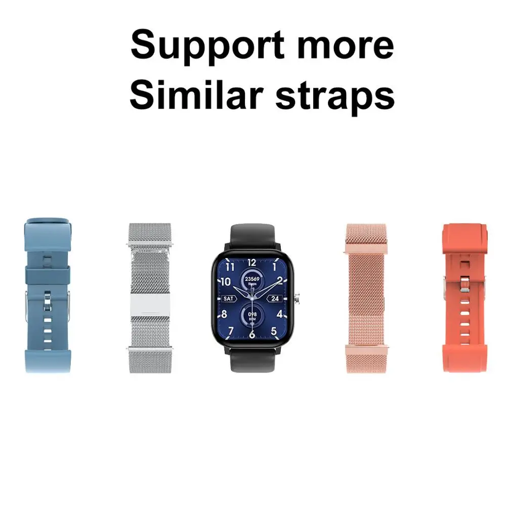 

DT36 1.75 Large Screen Smart Watch Heart Rate Fitness Tracker Bracelet Blood Pressure Monitor Wristband Sports Health Assistant