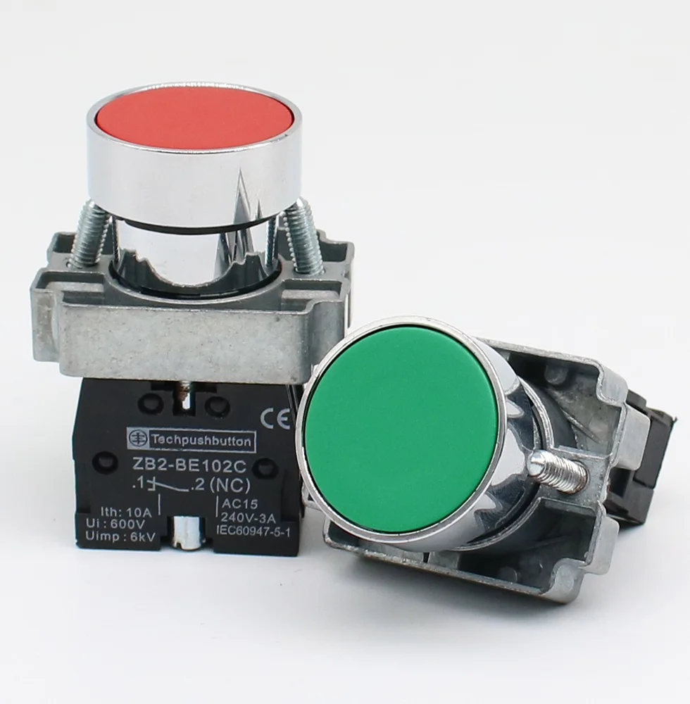 22mm Momentary Push button switch 10A/415V NC/NO XB2-BA11 XB2-BA21 XB2-BA31 XB2-BA42 XB2-BA51 XB2-BA61 Button | Обустройство дома